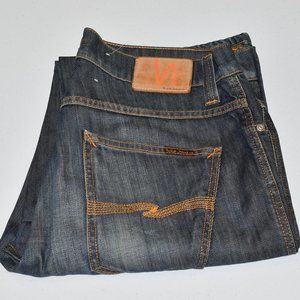 Nudie Jeans Size 38 Blue Denim